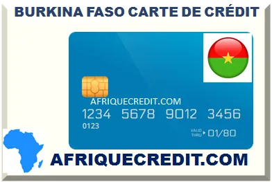 BURKINA FASO CARTE DE CRÉDIT
