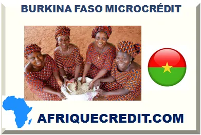 BURKINA FASO MICROCRÉDIT