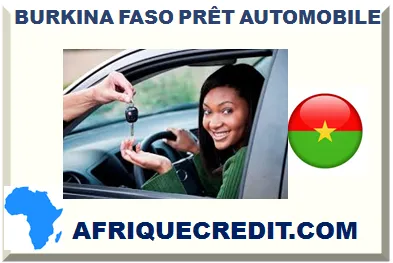 BURKINA FASO PRÊT AUTOMOBILE