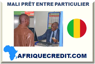 MALI PRÊT ENTRE PARTICULIER