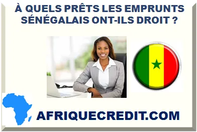 CRÉDIT POUR SÉNÉGALAIS À L'ÉTRANGER></div>



 

<div class=